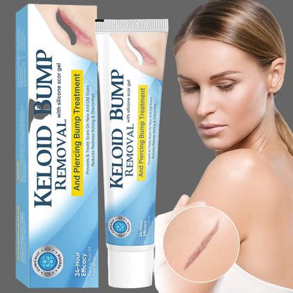 Keloid and Scar Removal Cream-For Stretch Marks, Piercings and Surgery Scars