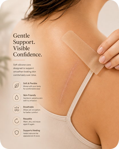 Silicone Scar Tape – Soft, Breathable & Reusable